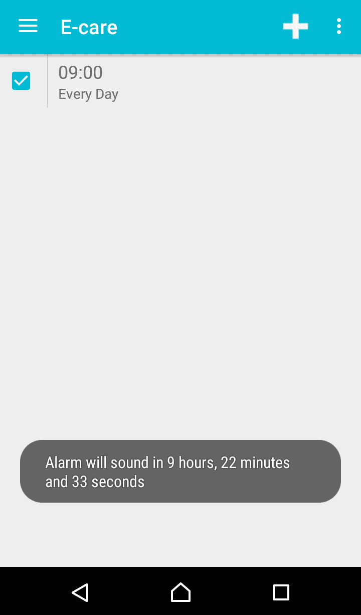 Medication reminder and alarm flow