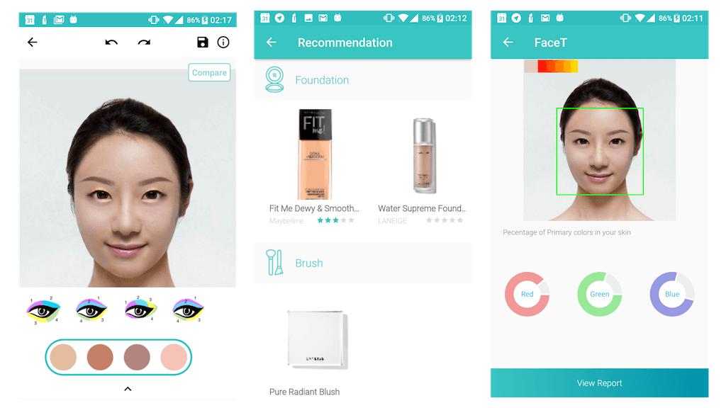 FaceT project preview